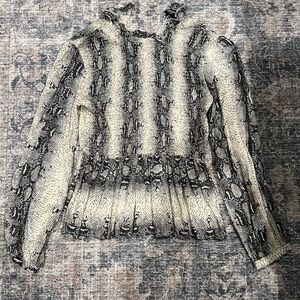 Women's Snake Print Blouse